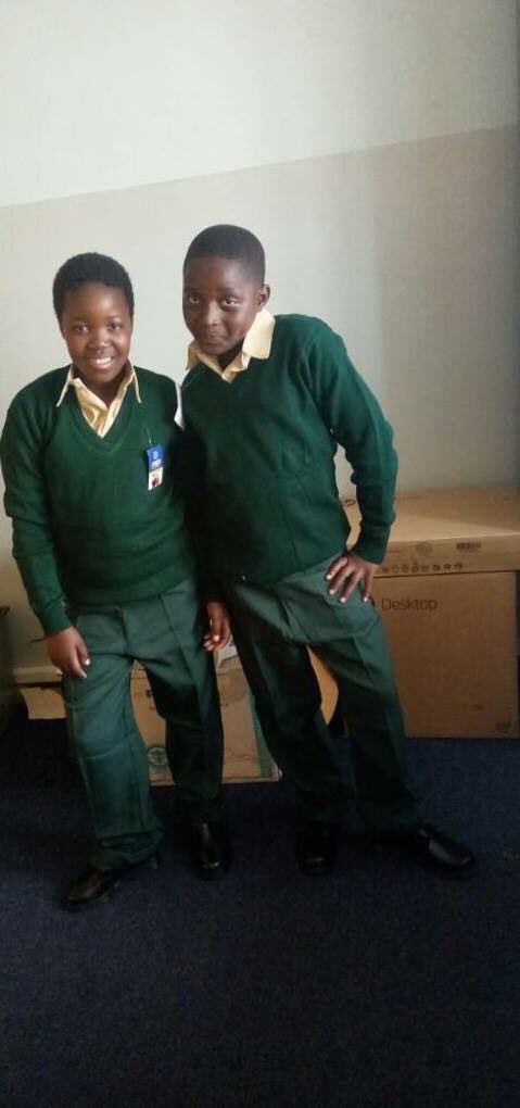 OutreachPanel's tweet image. We managed to get these lovely young ladies back into school and they are very excited to embark on the journey. This is a new chapter in their lives and they ready to use the education weapon to change the world #Every child deserves quality education #outreachpanelfoundation