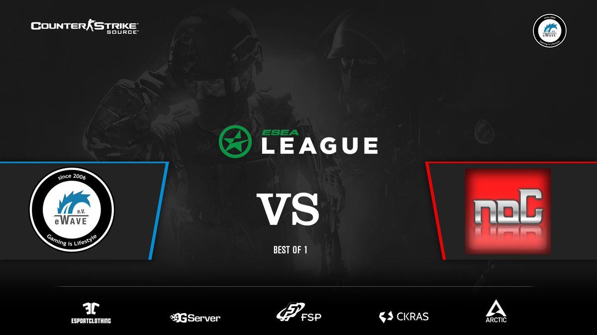 Haltet euch den heutigen Abend frei!
Wir werden um 20.30 Uhr im <a href="/ESEA/">ESEA League</a> ESLM Match gegen <a href="/noChanceCSGO/">team.noChance</a> spielen.

📽️ twitch.tv/hprner

#GamingisLifestyle #CSGO

<a href="/fspeurope/">FSP Europe</a> - <a href="/ARCTIChannel/">ARCTIC</a> - <a href="/myckras/">CKRAS.com</a> - @4GServer - <a href="/esportclothing/">Esportclothing</a> - <a href="/eByteCommunity/">eByte Community</a>