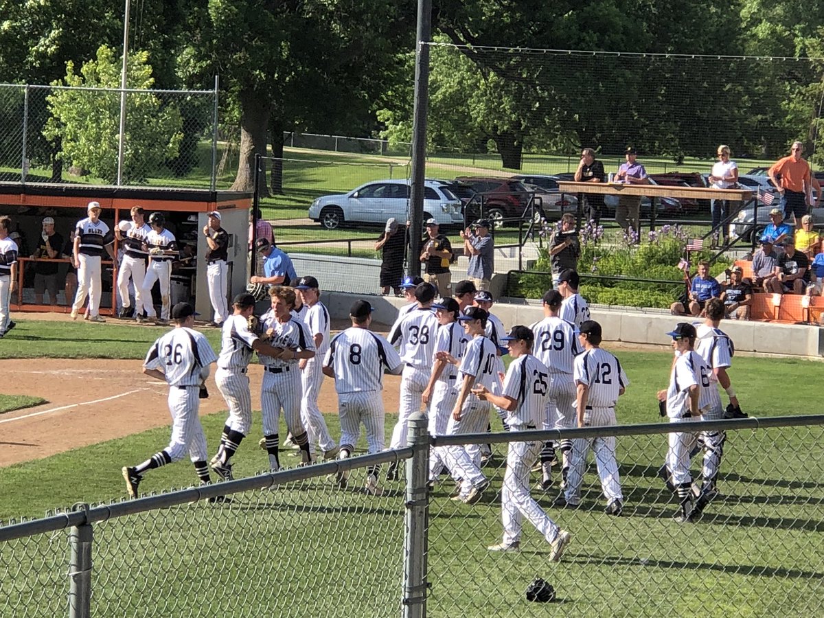 EVHSAthletics's tweet photo. No hitter for Tommy Springer! EV Baseball wins 1-0 and advances to the Section Championship on Wednesday at Dundas at 4:00! https://t.co/RSFmuZGWkC
