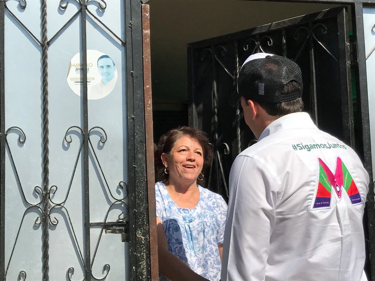 manolojim's tweet photo. Continuamos recorriendo casa por casa, colonia por colonia, todo #Saltillo conocerá nuestras propuestas. #SigamosJuntos https://t.co/qyBhJdOJSn