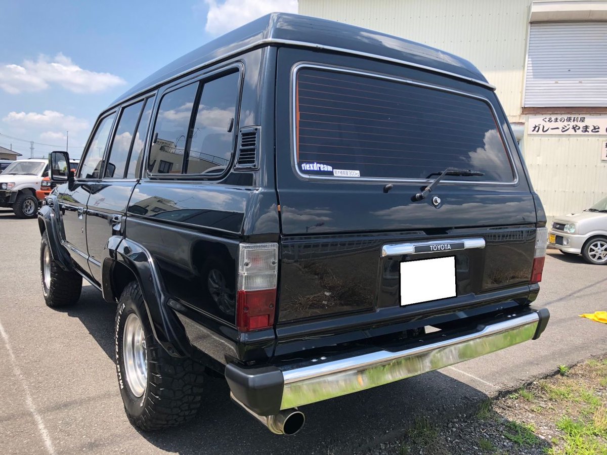 先日ご納車の #ランクル60 FJ62Gをご紹介！ブラックの外装色に角目四灯