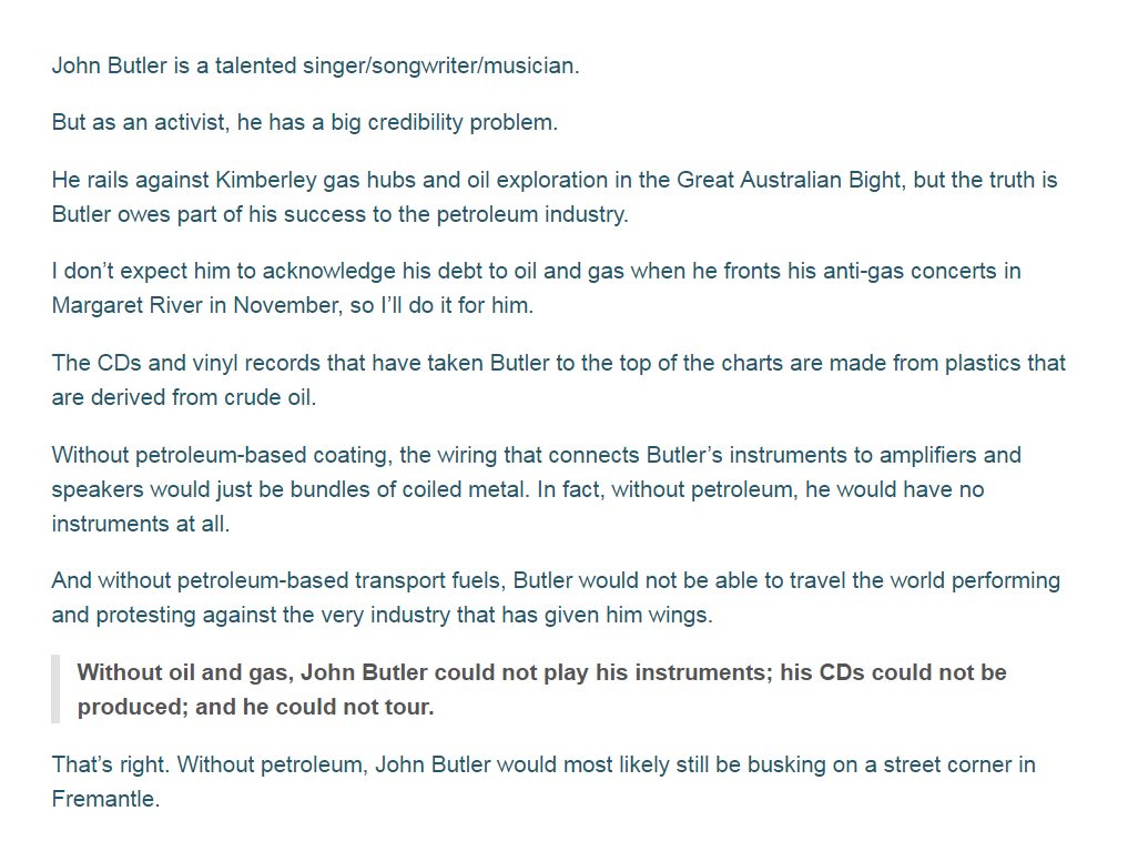 1EarthMedia's tweet photo. When oil & gas industry lobby group #APPEA attacked @JohnButlerTrio they claimed credit for the earth's plastic.
On this #WorldEnvironmentDay let's call on them to take responsibility for it & #BeatPlasticPollution
#AusPol #PlasticPollution #PlasticOcean #APPEA2018 #APPEA2019 https://t.co/EwQeM1FMok