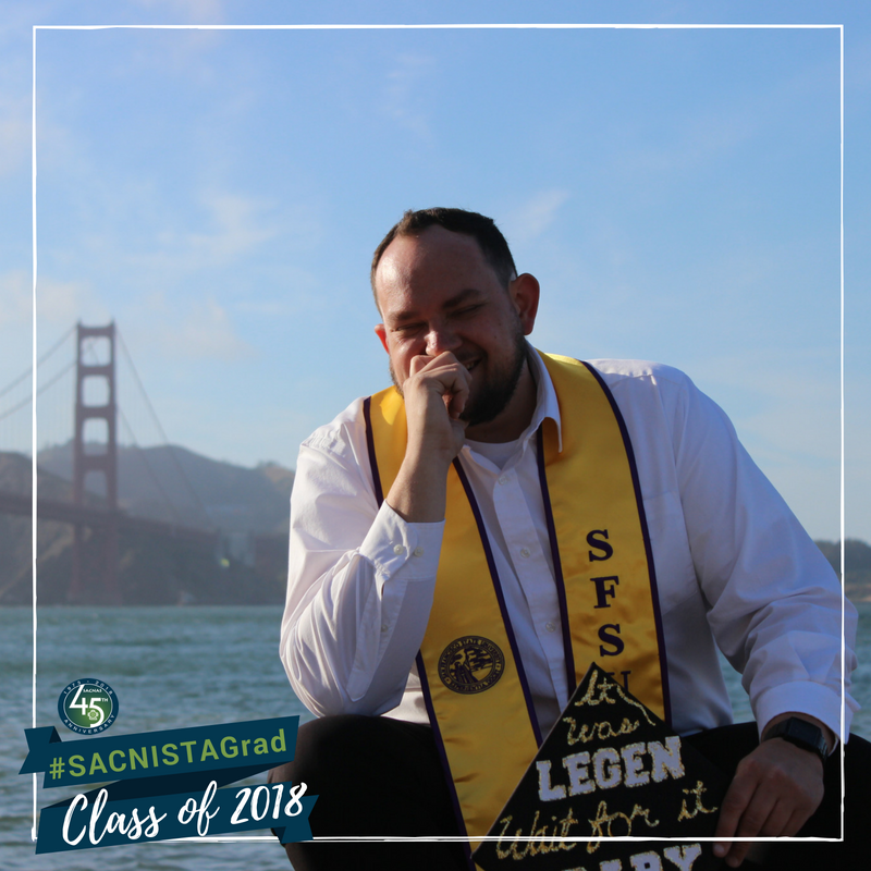 SACNAS's tweet photo. Congrats to #SACNISTAGrad Samuel M. Goodfellow @Sam_Goodfello_w, President of @SACNAS_SFSU! Cellular & Molecular Biology, Master’s of Science @SFSU https://t.co/yHj9MhvCY4 👏 #SFSU2018 #Classof2018 https://t.co/V3CIUMhGpz