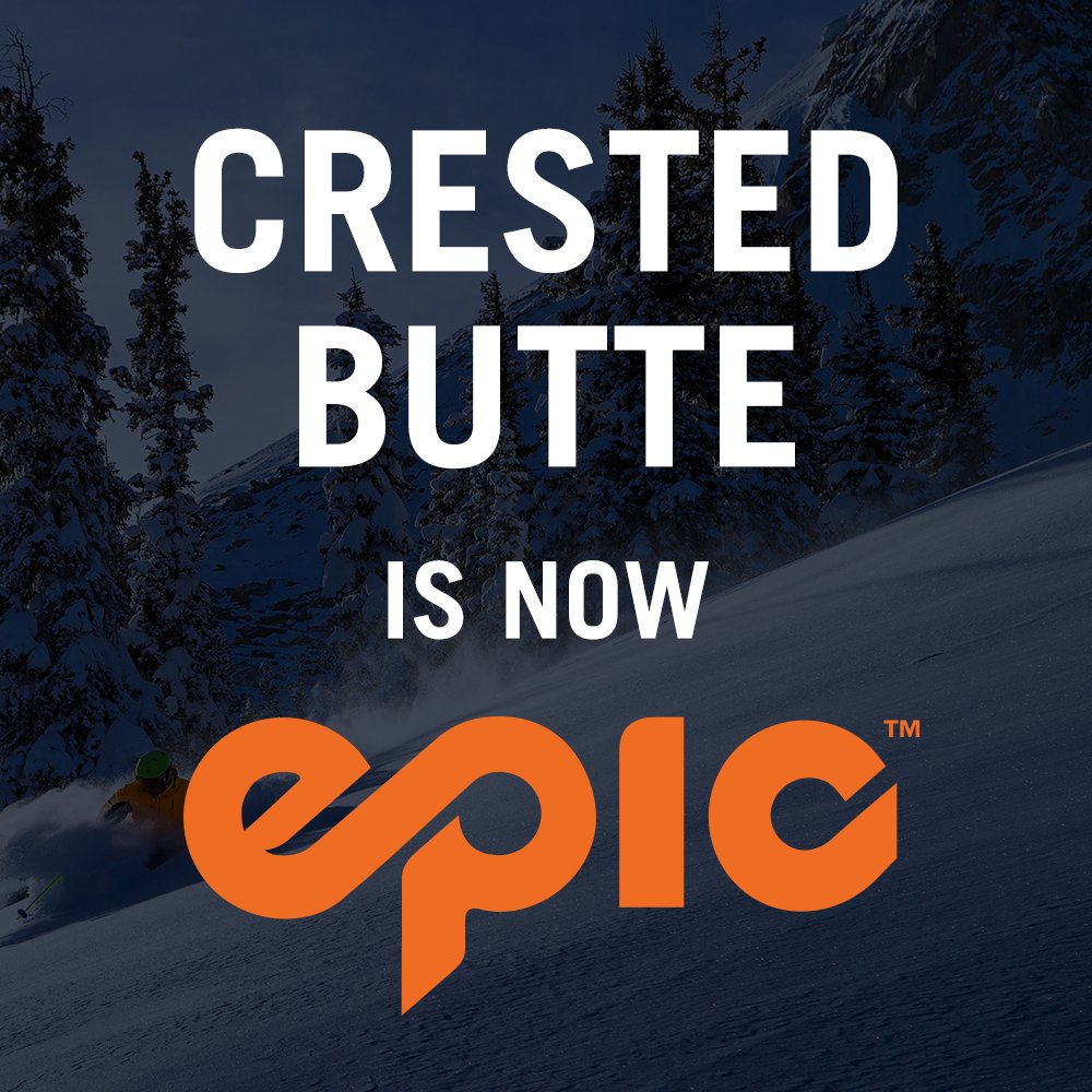 skicrestedbutte's tweet photo. Crested Butte is now Epic! Visit https://t.co/OZGKvqLhrK #crestedbutte #epic https://t.co/L89gNrwey0