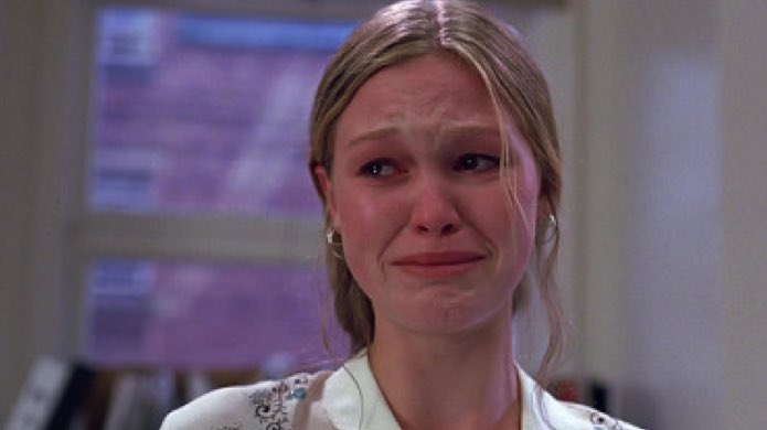 gh0stfacestu's tweet photo. ‘...I hate it when you're not around, and the fact that you didn't call. But mostly I hate the way I don't hate you. Not even close, not even a little bit, not even at all’

10 Things I Hate About You, 1999. https://t.co/uyRM2VCSoz