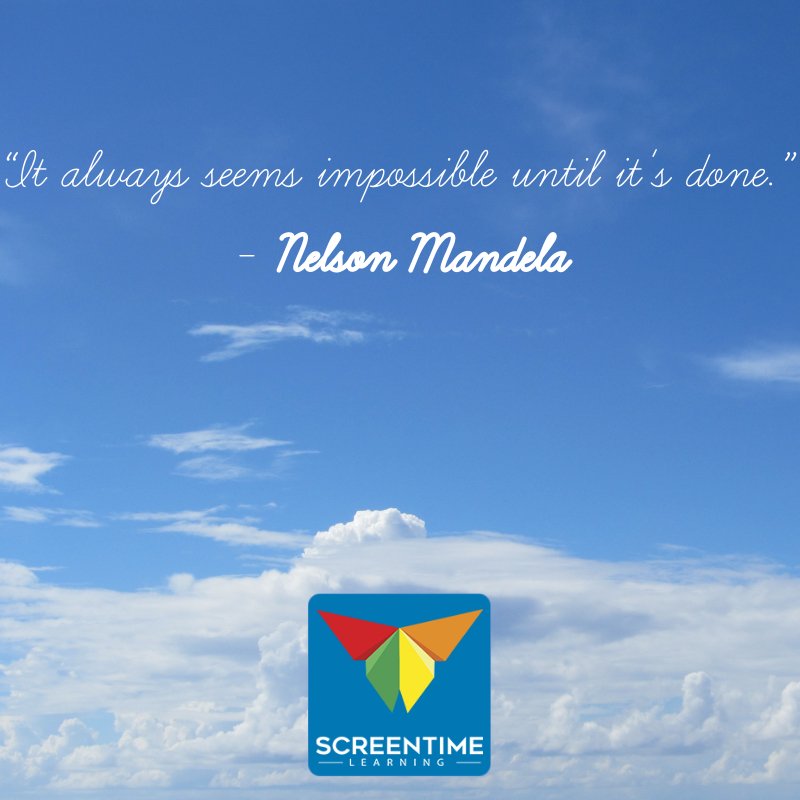ScreenTimeLearn's tweet image. #quoteoftheday from #nelsonmandela.  Check it out!

#screentime
#screentimelearning
#digitalhealth
#stem
#elementary