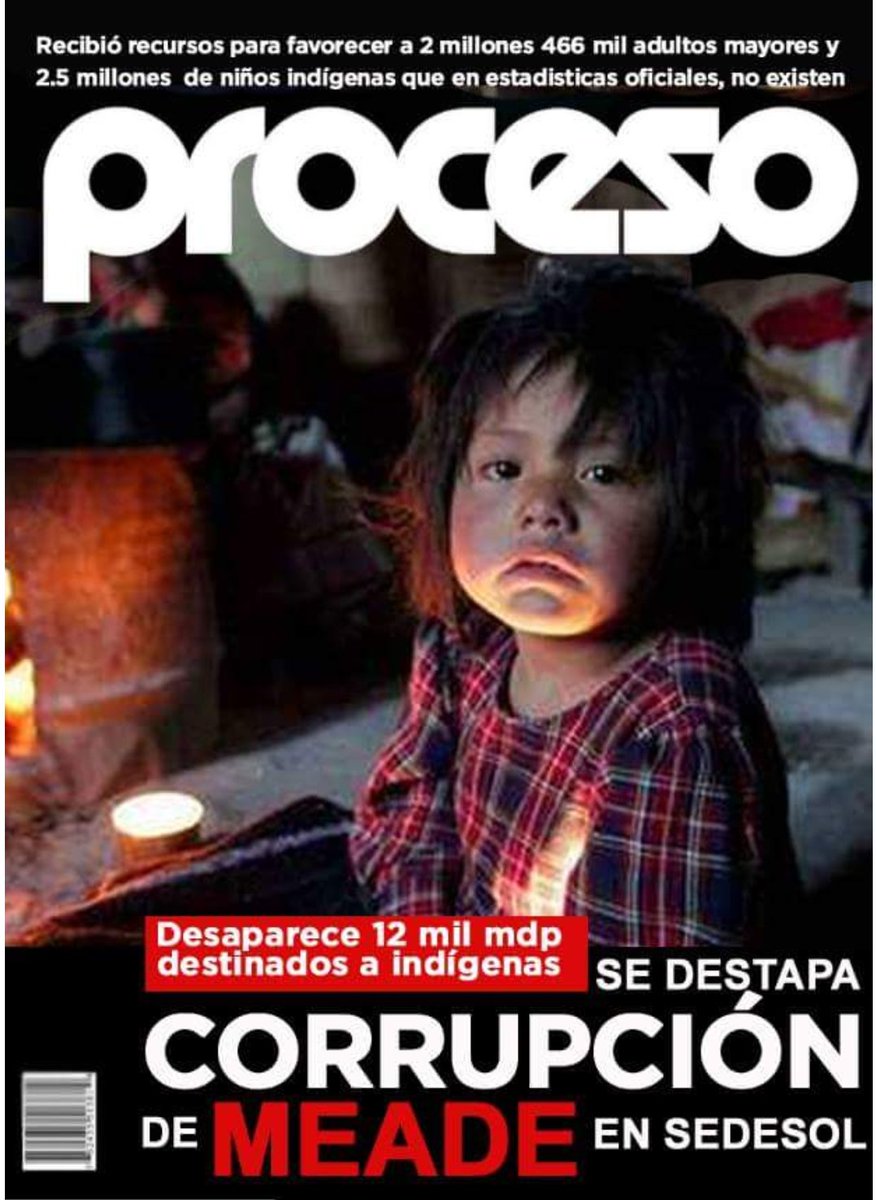 MaoVikman's tweet photo. #SLPconMeade
Recibió recursos para 2.5 millones de niños indígenas que no existen
@JoseAMeadeK desapareció 12 mil millones de pesos y quiere ser presidente? https://t.co/oc98iogmcT