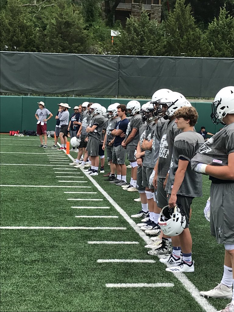 Great day at KU contact camp! Saw some very exciting football out of the Thunder today! #212 #EAT <a href="/SJA_Gameday/">St. James Thunder Athletics & Activities</a> <a href="/SJAFOOTBALL/">St. James Football</a>