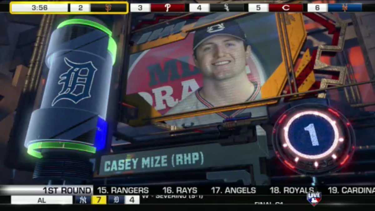 Live Baseball Scores on Twitter "4th Pick whitesox select