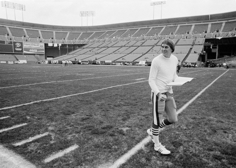 mercnews's tweet photo. Dwight Clark over the years. 
The 49ers legend died today after a battle with Lou Gehrig’s disease. He was 61 https://t.co/Bl2pLBx2Hk (Photo Credit: AP) https://t.co/zDeS7HMTNC