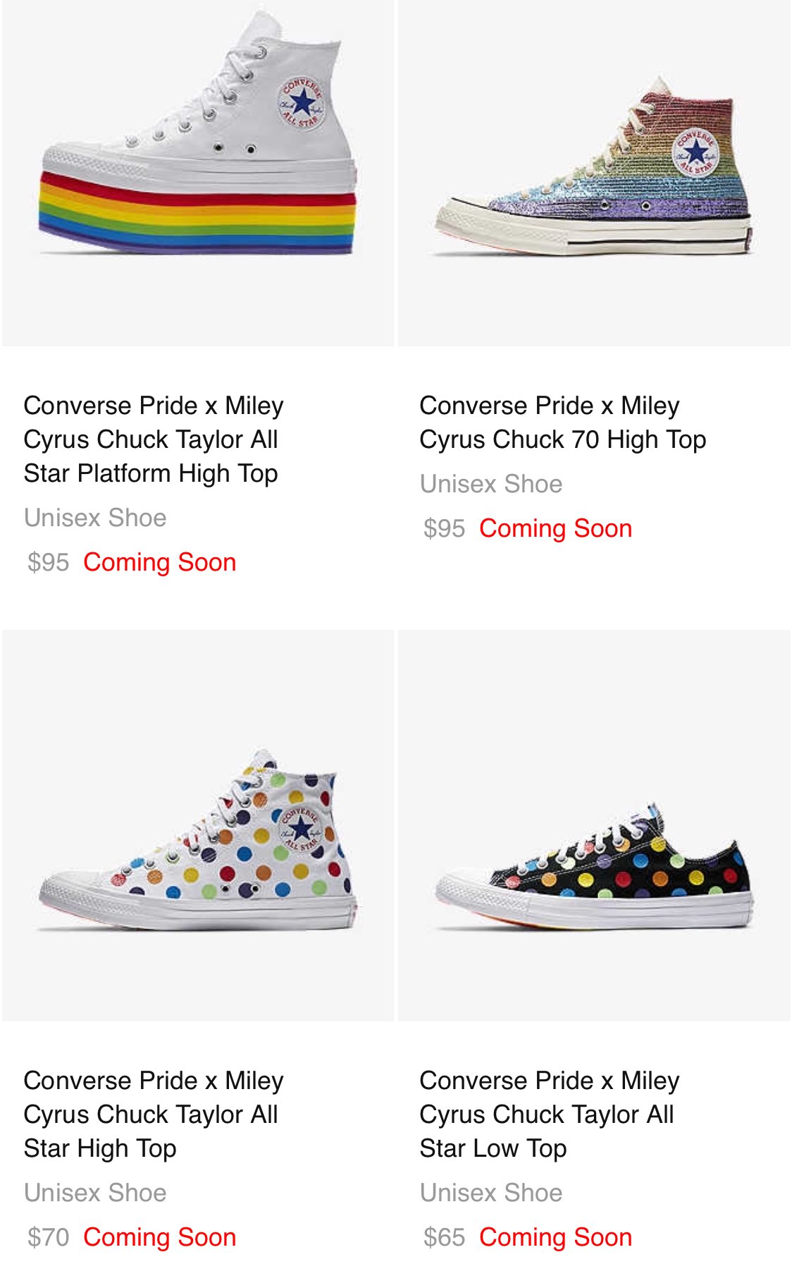 converse pride x miley cyrus chuck taylor all star platform high top
