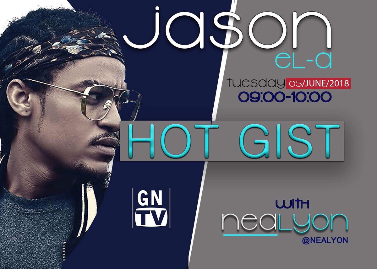 JASONEL_A's tweet image. Don’t miss out on my One On One Convo with @NealyoN on @gntvgh #HotGist tomorrow 05-06-18, 9am-10am! Talking about my new music video #THINGS &amp;amp; everything else. Tune in! Ask me anything. 💥💥💥
