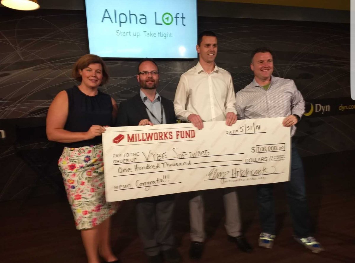 MillworksFund's tweet photo. AlphaLoft Startup Shindig: $300,000 awarded to three NH startups: https://t.co/4A6pQMZDK0 https://t.co/ZG8zEUxBkC