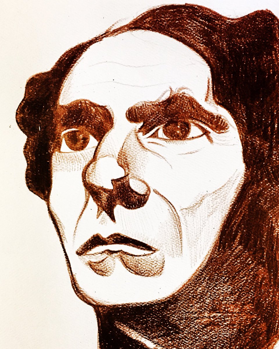 RossSmirnoff's tweet photo. In Memory Of Philip Roth. @NewYorker #postscript #drawing #teaching #art https://t.co/vWpBYJw3PT