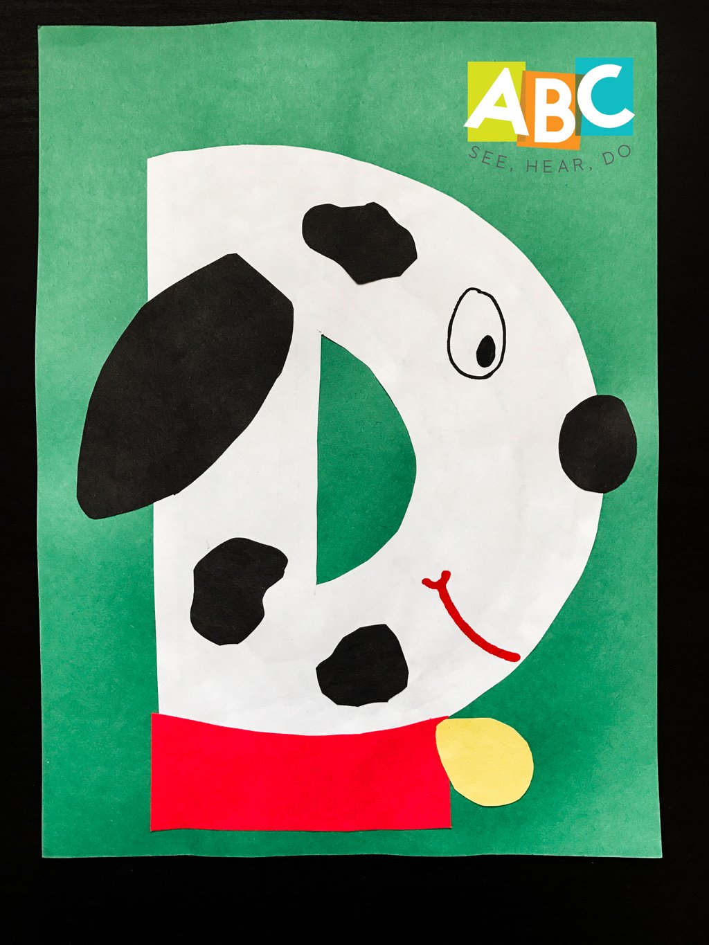 ABC See, Hear, Do on Twitter: "D is for Dalmatian! This fun #letter craft  is an easy way to reinforce this letter sound with your #kids or #students!  All you need is #
