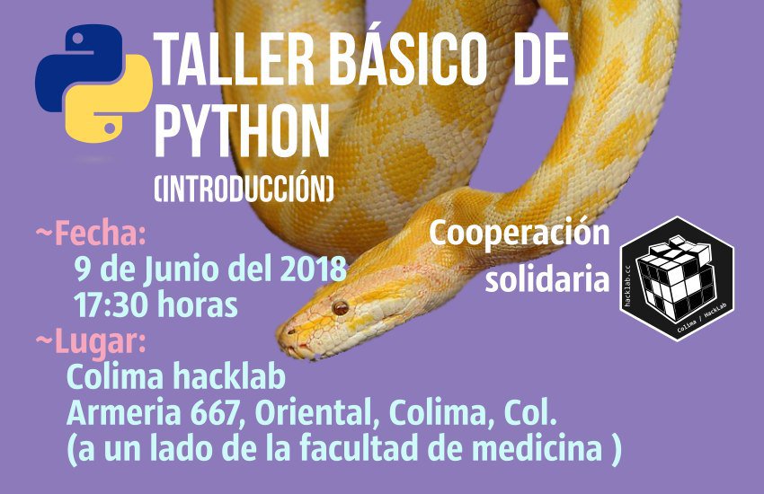 ColimaHacklab's tweet image. Después de un pequeño receso regresamos a la batalla con #Python