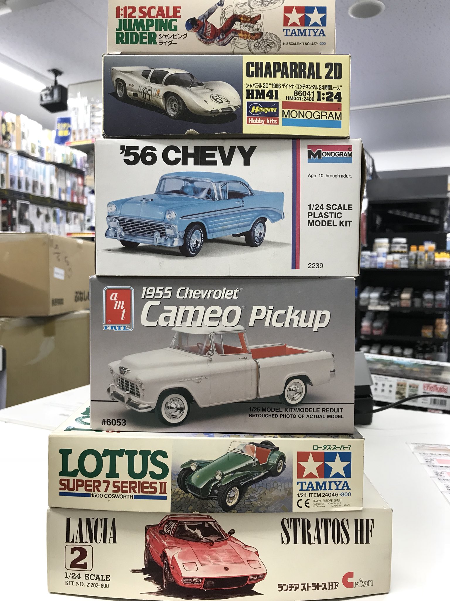 large scale plastic model car kits