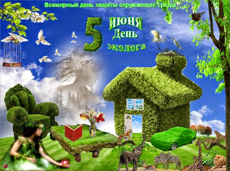 Открытки день окружающей среды, днем рождения открытка