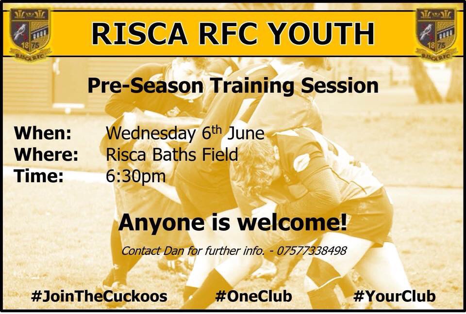 A reminder of this week’s preseason session! Everyone welcome, any ability! Bring as many friends as possible! Any further details contact here or contact @MrBartlett_Sci on twitter or the number shown! #cuckoos #oneclub