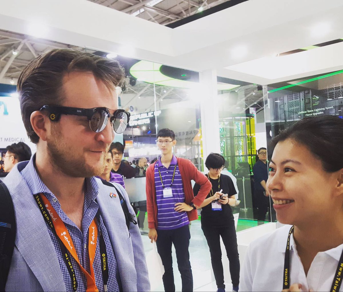 MusicLens in Taiwan Computex at the booth of BenQ. The exhibition lasts till June 9. Come to visit us and experience our prototypes if you're in Taiwan! P.S a new functional model will come out the day after tomorrow. #Musiclens #Computex #BenQ