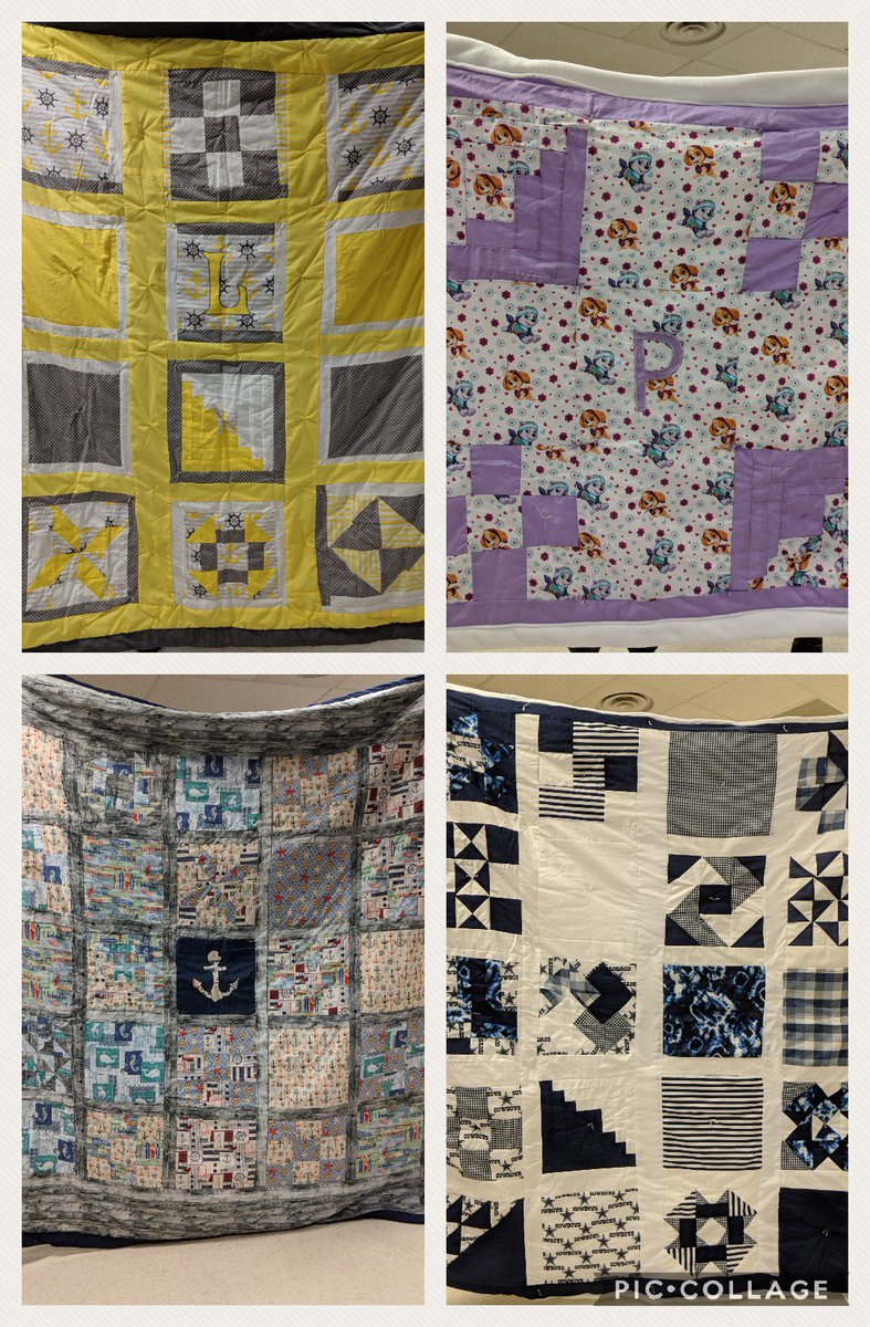 MrsPelkeySMHS's tweet photo. Spruce Mountain Fine Arts night tomorrow!  If you're there, be sure to check out the quilt show in the library! Here's a sneak peak of some of this year's creations... #sprucehspride #quilting https://t.co/FrqHC5IGgv