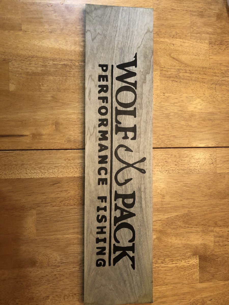 WolfPackFish's tweet photo. Big thank you Megan for the awesome custom Wolf Pack Fishing sign!🐺🎣
Check out her hand painted signs and request anything custom. Amazing pricing too👍
https://t.co/p2uf11VWjO https://t.co/0Jrc9qNqZu