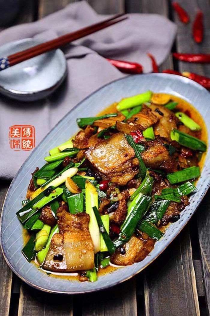 PpiCpi's tweet photo. Huiguo pork, a little spicy but taste good https://t.co/L635Lf1rqd