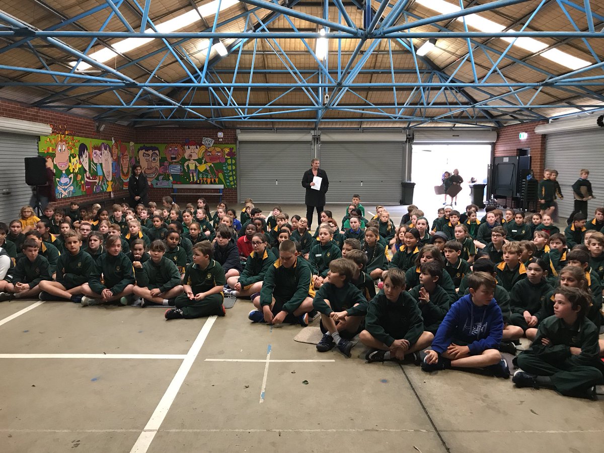 abcperth's tweet photo. Inglewood PS students getting ready for a live broadcast of #Focus with @NadiaMits from 10am. Today we are celebrating 50 years of @BehindTheNews #BTN50 bit.lyABCRadioPerth https://t.co/Q315HVlxHQ
