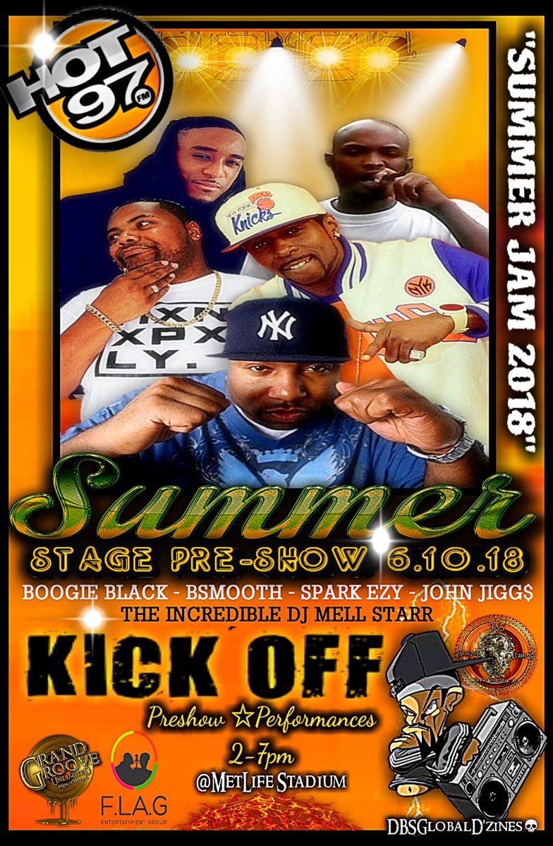 DTEasyTee's tweet photo. SUMMER JAM 2018 @METLIFE STADIUM!!! #BoogieBlack #JohnJigg$ #BSmooth #SparkEzy #MellStarr #GrandGrooveUnlimitedRecords https://t.co/GgqZmpGHuI