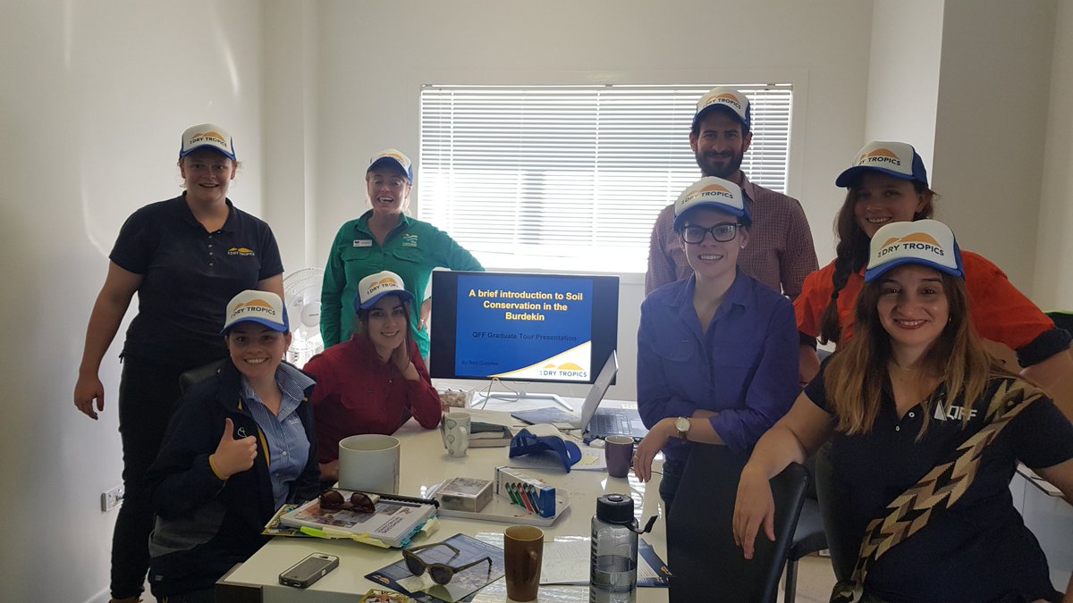 kaateelysee's tweet photo. Can you guess where we are for day 7 of our @QldFarmers Reef grad tour? Thanks to Rodger and Neil from @NQDRYTROPICS for a fun morning learning about the MIP and getting our hands dirty in the name of soil conservation! 👩‍🌾 https://t.co/P1Ry2T4hDA