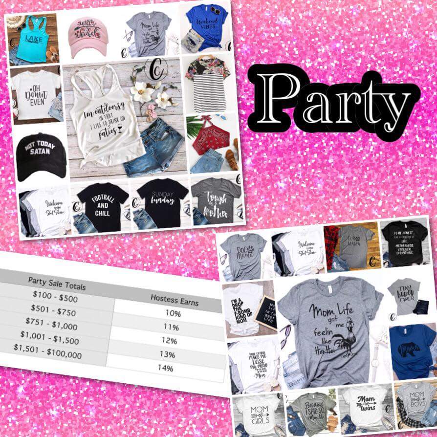 Host an online party and get a discount!  #websitediscount #salesforparties #partyandsave #savemoney #storecredit #cinderellasclosetconsultant #cinderellascloset