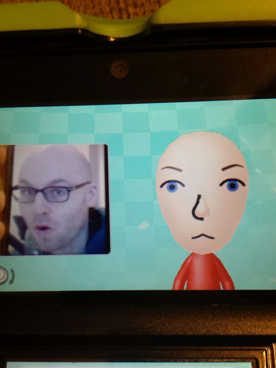 will_mckay's tweet photo. @NorthernlionLP I had my 3ds make a Mii of you, here's what it got... (Where's the glasses???) https://t.co/Q9jZoOMoB5