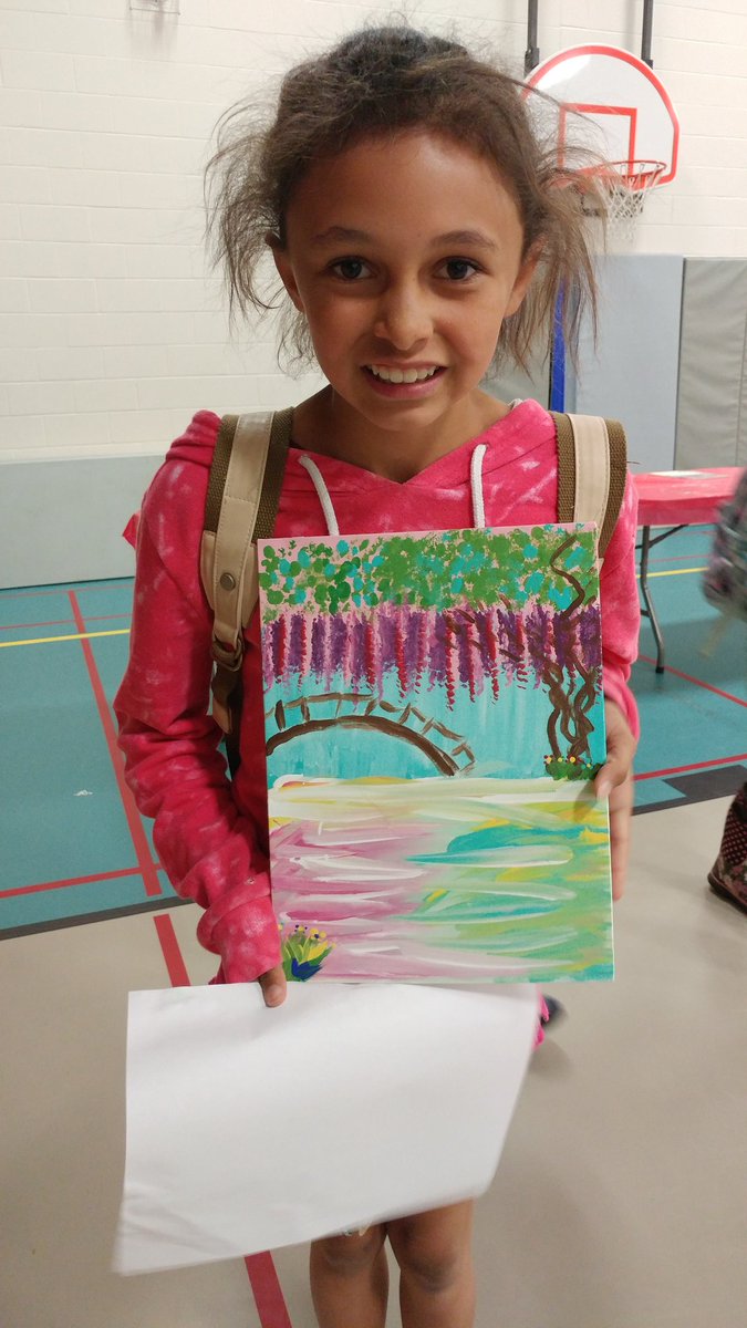 MJordanWatt's tweet photo. Thank you to Dagmar Pinney for her amazing talent of teaching and painting. Grade 4s @infoAlexandraPS had a fantastic time at their painting session https://t.co/9sWmDkDBu9