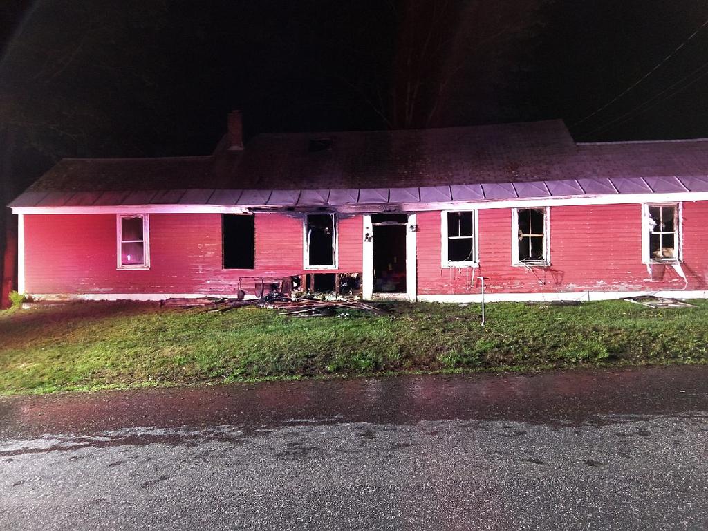 UVFDstation72's tweet photo. #UnionCT #ctTraffic #UPDATE: Structure fire has been put out. Significant damage. https://t.co/hnTyzc9z7w
