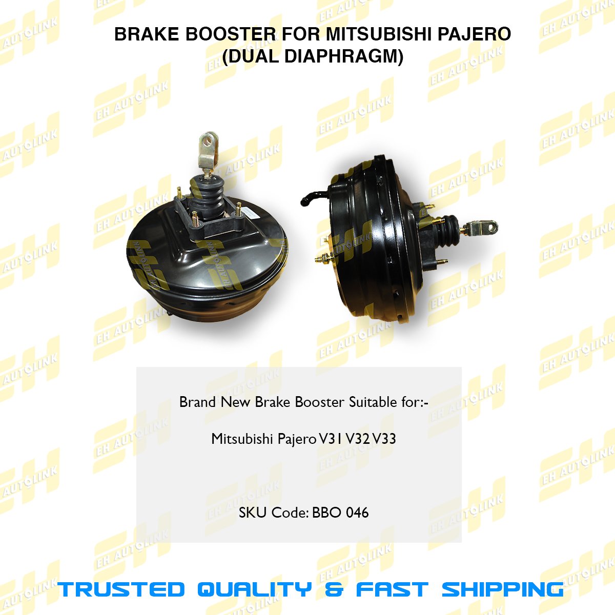 8 9 Double 854 Mr Brake Booster For Mitsubishi Pajero L049 8 9 Double 854 Mr Brake Booster For Mitsubishi Pajero L049