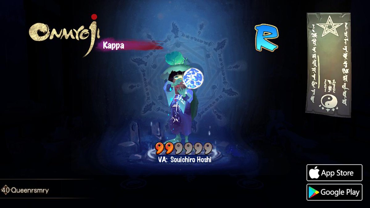#Onmyoji# I've got a new shikigami Kappa!With some TLC, an R can become SSR like! ٩͡[๏̯͡๏]۶  goo.gl/xThWoX