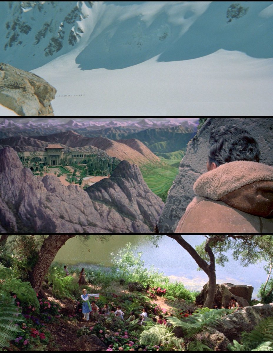 Moonspinner55's tweet photo. LOST HORIZON (73) Much-maligned remake of 37 book-adapt has plane crash survivors in Himalayas rescued by party from mysterious Shangri La. Adventure-fantasy adds Bacharch songs which run warm & cold. Still a beautiful production w/engaging cast, fruity dialogue. Pure 70s H-wood. https://t.co/R1p1tqsrci