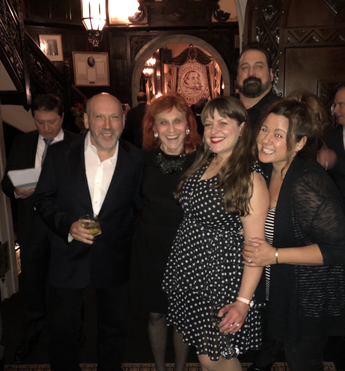 Fun times with fellow Friars celebrating DeanaMartin_ membership 