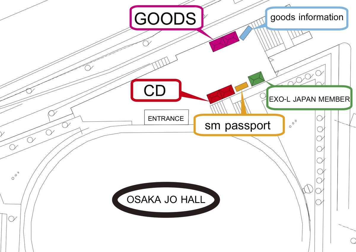 tting_ticket's tweet photo. แผนผังบูทหน้าคอน OSAKA นะคะ #EXO_CBX #CBX_MAGIC #Magical_circus #CBX_MagicalCircus
EXO-L JAPAN : สำหรับสมัครและต่ออายุ สำหรับใครที่เป็นเมมอยู่แล้ว นำบัตรไปโชว์ ได้การ์ด พร้อมลุ้น meet&greet ค่ะ
CD : ซื้อลุ้น meet&greet 30 คน
🔽เวลาเปิดบูทของแต่ละรอบการแสดง ใต้เม้น https://t.co/iyvHQySKAa