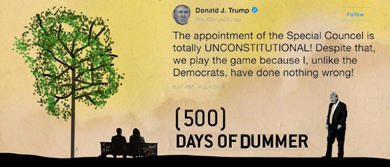 DadKevinW's tweet photo. @realDonaldTrump It just doesn't end.  Time flies when you're having dumb. https://t.co/E2Tznbmmtz