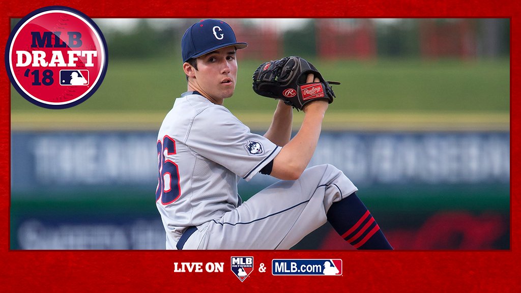 MLBDraft's tweet photo. With the 65th pick of the 2018 #MLBDraft, the @Nationals select @UConnBSB LHP Tim Cate: https://t.co/I4XB50yP67 https://t.co/V6B1D68UVn
