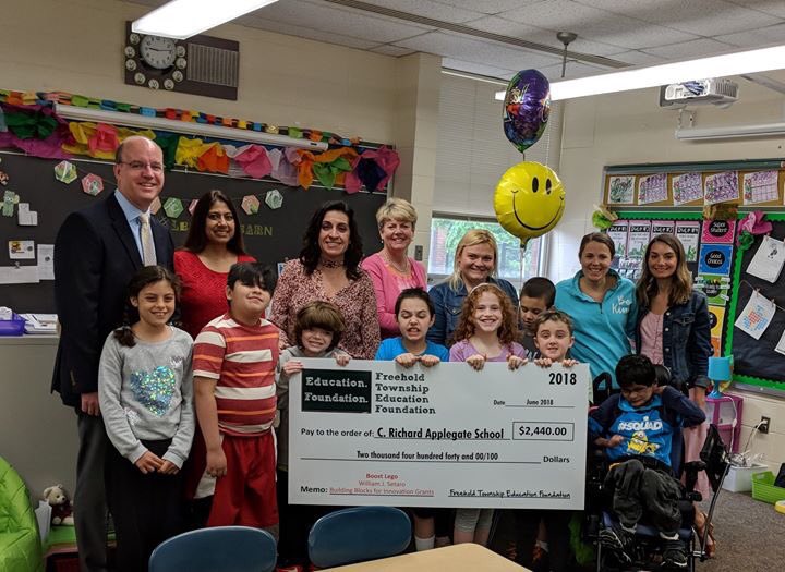 We are pleased to fund the Applegate School's "Give Me a Boost! with Boost Lego!" program.  Congratulations Ms. Etlinger and Ms. Strazzella! @CRAKEtlinger <a href="/CRAMrMillaway/">Brad Millaway</a> @CRAMsHarms <a href="/CRAStrazzella/">Mrs. Strazzella</a>