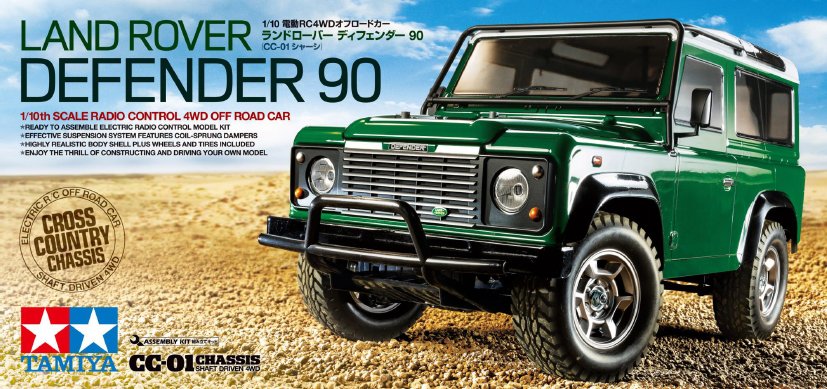 TamiyaUK's tweet photo. Coming soon....The Iconic @LandRover Defender finally arriving in Tamiya RC CC-01 @LandRoverUKPR #landrover70years contact your Tamiya dealer https://t.co/E9rZTtuwhn