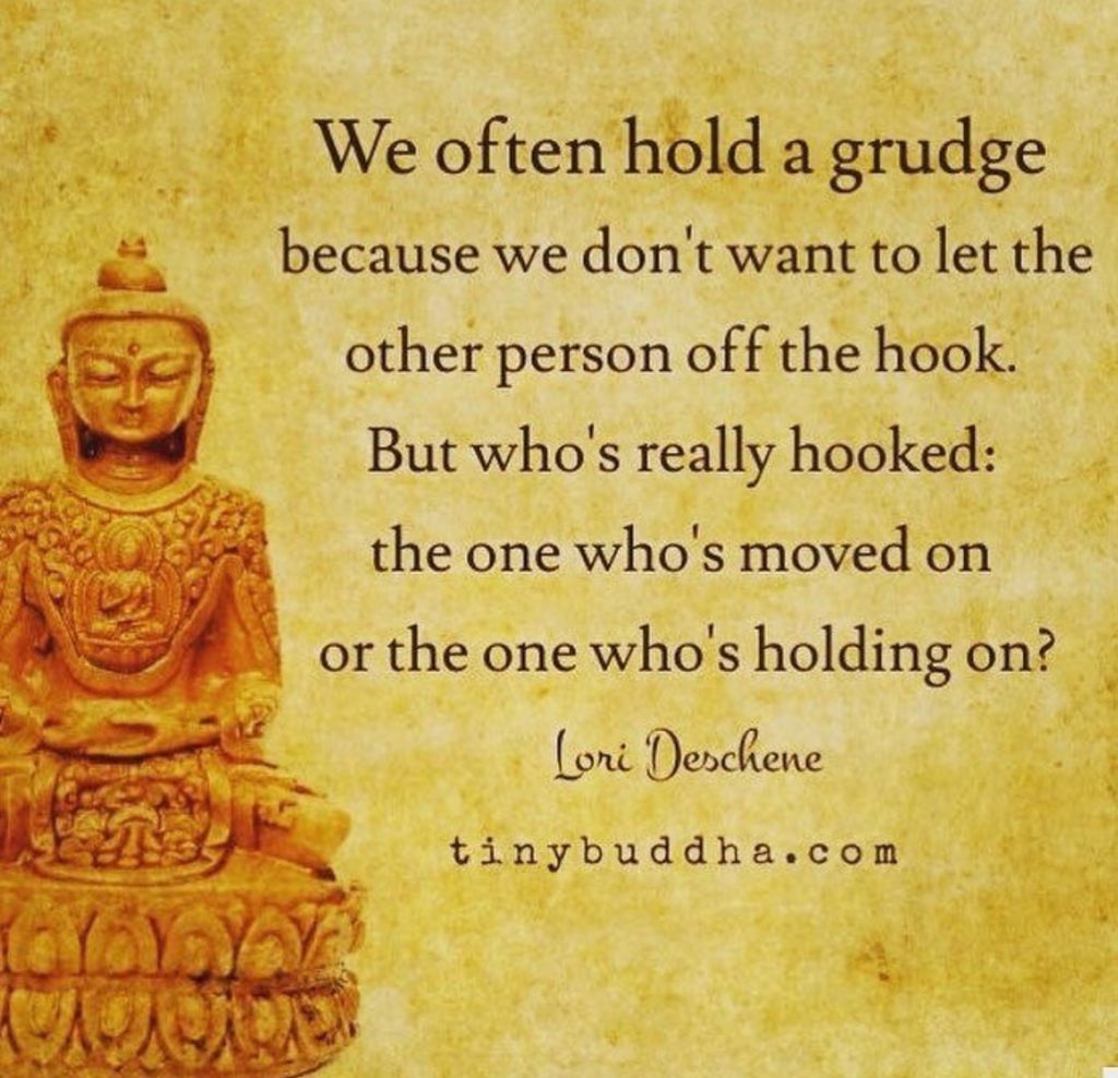 MyTaoZen's tweet photo. @tinybuddha on holding a grudge https://t.co/mePBWrjiNC