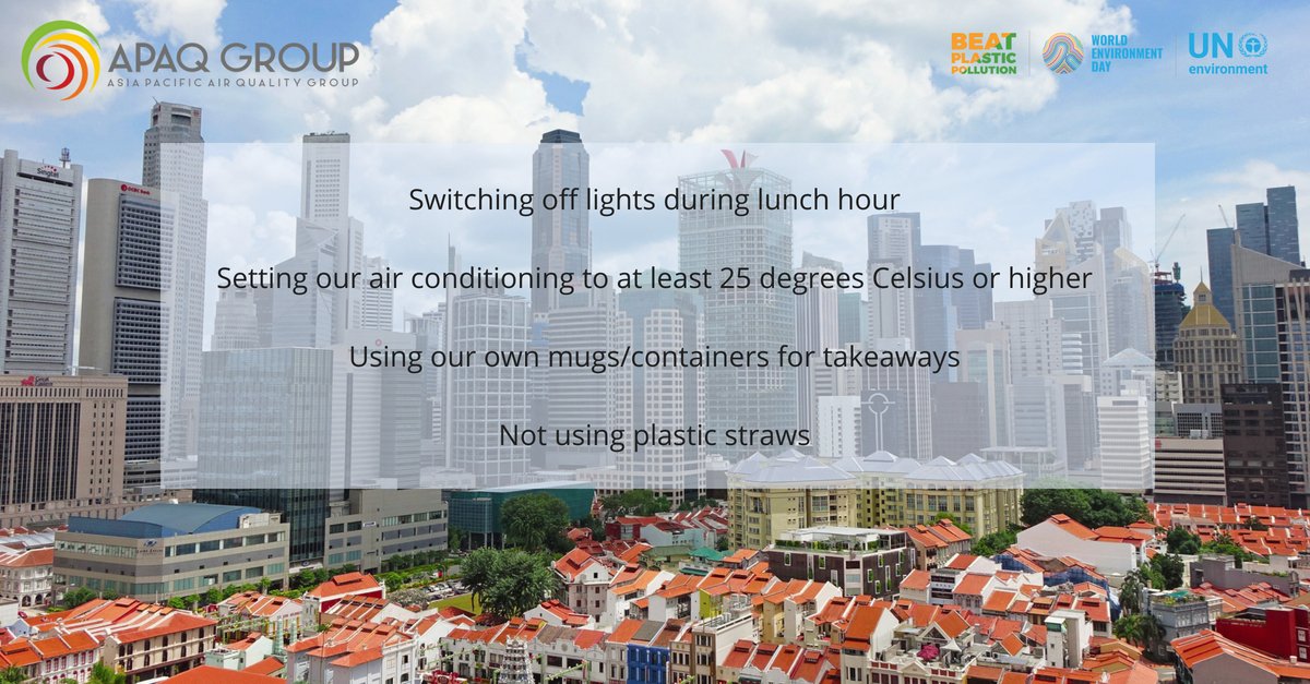 APAQGroup's tweet photo. On #WorldEnvironmentDay2018 we would like to share the pledge we've taken and hope you will do the same. #APAQimpact #BeatPlasticPolution @UNEnvironment https://t.co/FsGe6WMabC