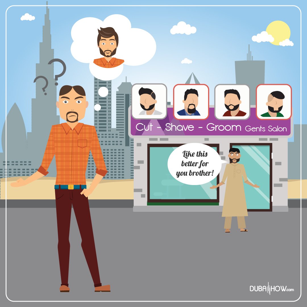 DubaiHow's tweet photo. Guys in Dubai can relate. Especially the ones born here...
Tell us your experience,  do you relate?

#dubaibarber #dubaibarbers #dubaistyle #dubaistylist #barbershop #Dubai #Dubailife #Dubailifestyle #MyDubai #UAE #Dubai #DubaiHow https://t.co/HutVcApGg9