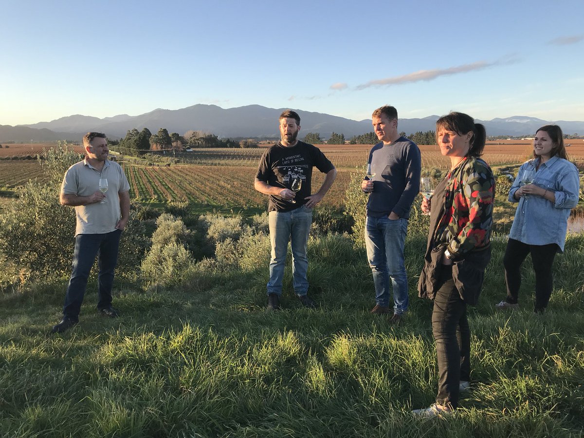 Catching up with our neighbours from <a href="/FraminghamWines/">Framingham Wines</a> this afternoon #newkidsontheblock #nzwine #Marlborough