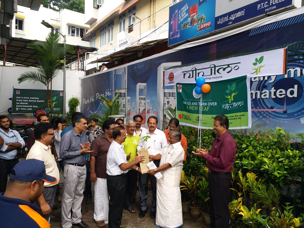 World Environment day celebration 2018 has been inaugurated today by Shri Advt. K. RAJU, Hon. Forest Minister at M/s PTC Fuels Trivandrum in Presence of Our officials, Dealers and Customers. He also inaugurated our VIPINAM stall started sales at this outlet. <a href="/IndianOilcl/">Indian Oil Corp Ltd</a>