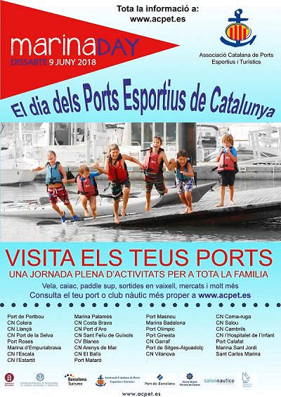 MarinaDayCat's tweet photo. Ya podéis consultar las actividades de los puertos que participan en el Marina Day de este sábado 9 de junio. Vuelve la Fiesta de los Puertos Deportivos con multitud de actividades para toda la familia https://t.co/HCuPGSWtOL https://t.co/2LI28YhS5F