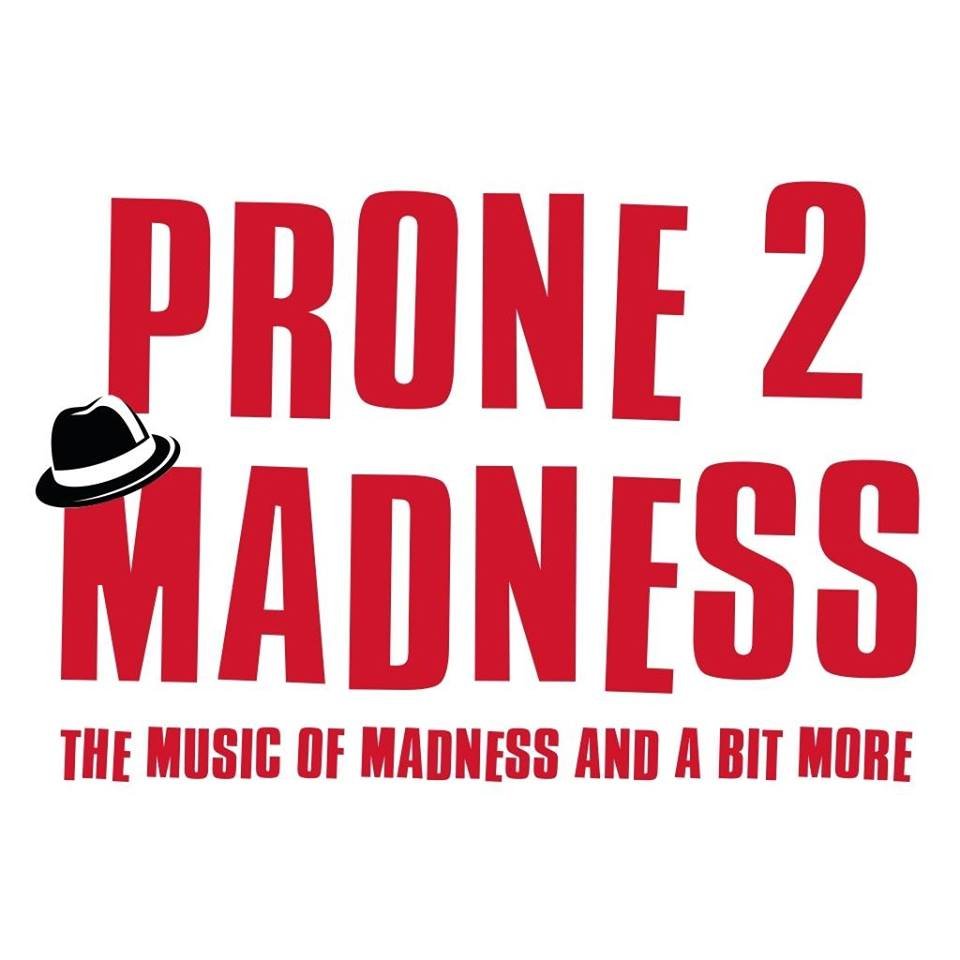 This Friday 8th June at The Riverrooms!
PRONE 2 MADNESS
100% live tribute to Madness, also covering 80s classics in a Madness style! Expect all the classics - One Step Beyond, Baggy Trousers, House Of Fun, Driving In My Car, It Must Be Love, Wings Of A Dove and many more! RR
